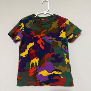 Polo Ralph Lauren Boys Big Pony Camo T-Shirt Size 4T Short Sleeve